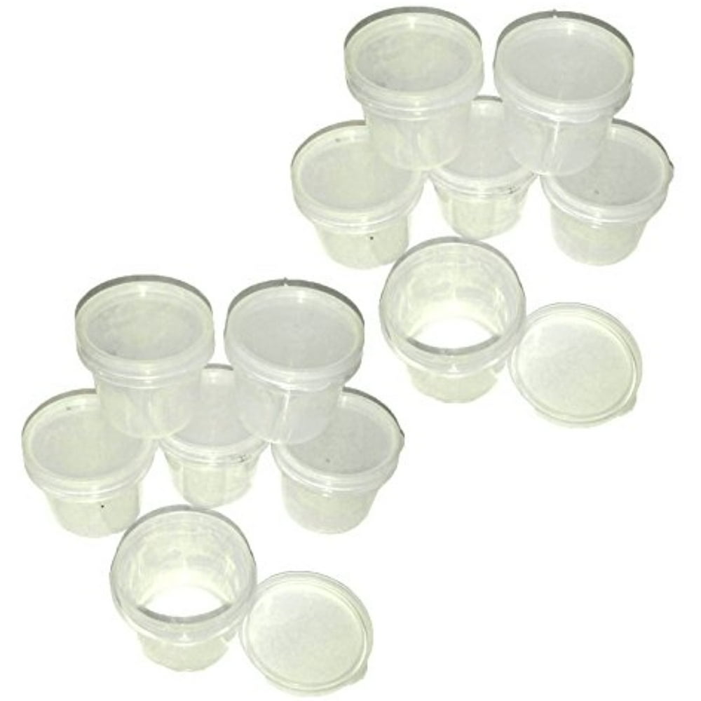 Set of 12 Salad Dressing 1.2 oz Cups With Lids For Lunchbox or Picnic