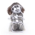 thumbnail image 6 of HOOWIFFY Pet Dog Reflective Rainwear White Waterproof Jumpsuit for Night Safety 2Pcs, 6 of 6