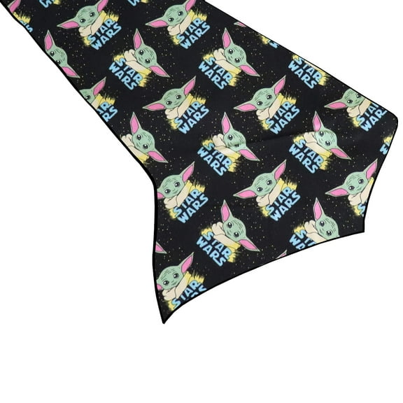 100% Cotton Table Runner Birthday / Event Decoration Star Wars Baby Yoda "Grogu"