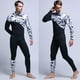 thumbnail image 2 of de Neopreno para Hombre de 3 Cuerpo Completo, de Manga Larga para Buceo, Surf, Snorkel, de Neopreno Grueso Y Cálido, Negro - multicolor, S S DYNWAVEMX Traje de neopreno para hombre, 2 of 8