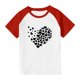 thumbnail image 3 of Blusas y camisas de manga corta con cuello redondo para niños y niñas, blusa de manga corta con estampado de cuello redondo, 3 of 7