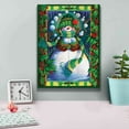 thumbnail image 4 of Epic Graffiti 'Snowman' by David Galchutt, Canvas Wall Art, 12"x16", 4 of 8