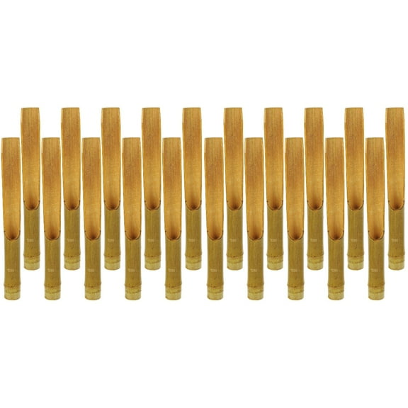 Guiyong 20 pcs Bamboo Wind Chime Pipe Wind Chime Making Tubes DIY Hollow Bamboo Tubes