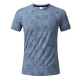 thumbnail image 4 of Kalauyu Men's Short Sleeve UPF 50+ T-Shirt Quick Dry Workout Athletic Running Swim Tops Tee Rash Guard Performance Shirts, 4 of 7
