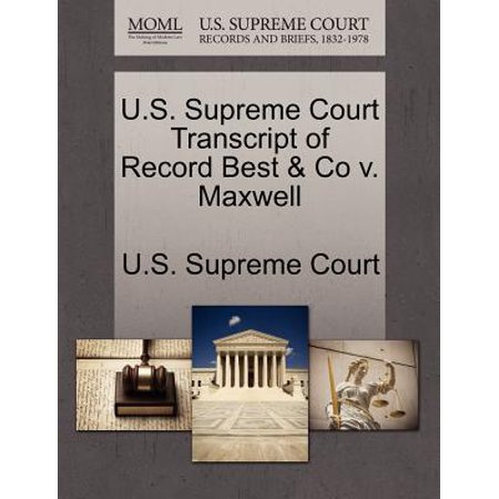 U.S. Supreme Court Transcript of Record Best & Co V. (Best Supreme Court Cases)