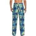 thumbnail image 3 of Goofa Hawaiian Style Printed Soft Pajama Pants for Men, Wide Leg Comfy Casual Lounge Yoga Pants-XX-Large, 3 of 9
