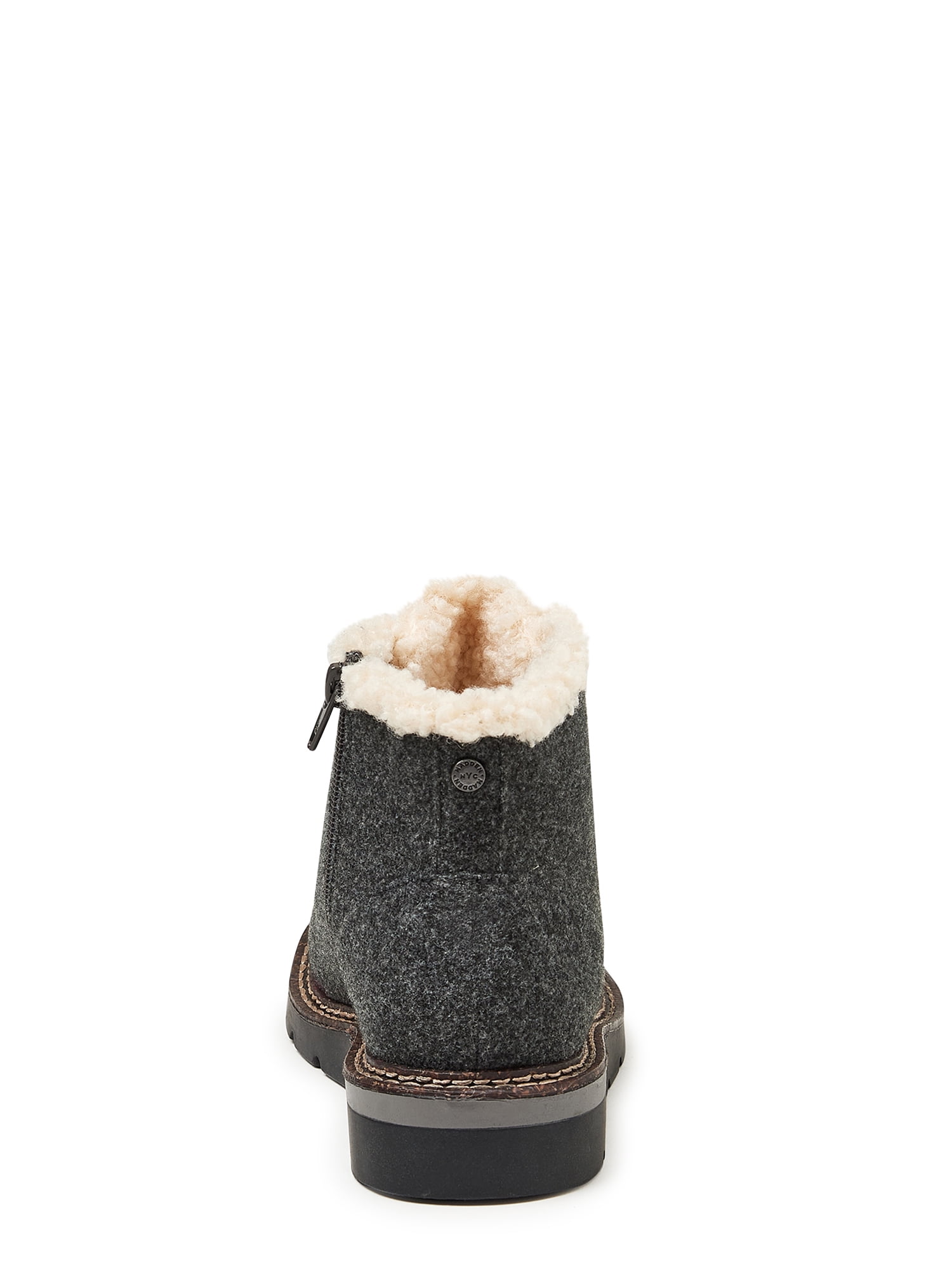 Madden NYC Women's Hiker Wedge Lace Up Boots
