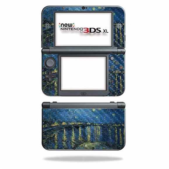 MightySkins Carbon Fiber Skin for Nintendo New 3DS XL (2015) - Over The Rhone | Protective, Durable Textured Carbon Fiber Finish | Easy to Apply, Remove, and Change Styles | Made in The USA