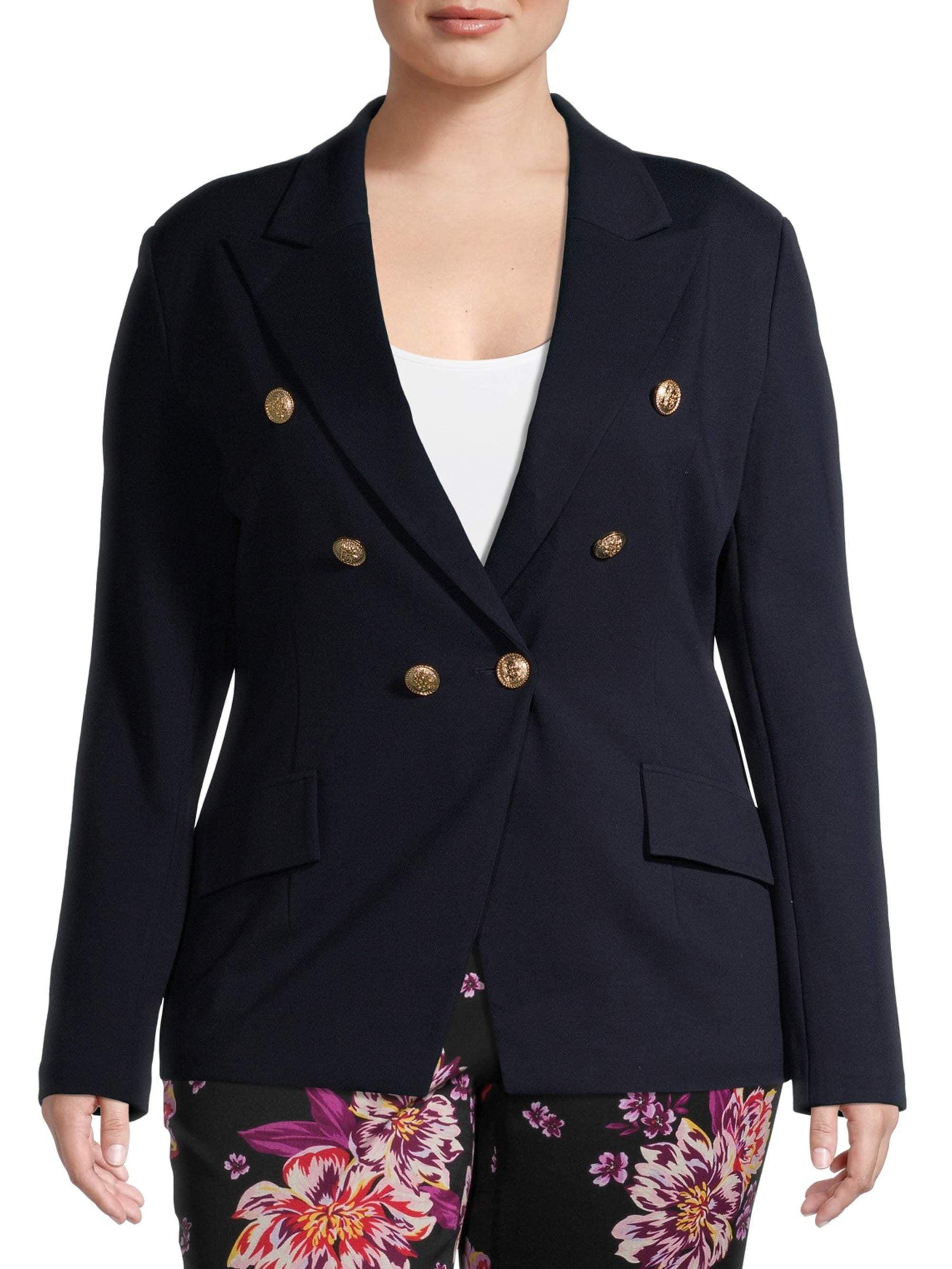 walmart plus size spring jackets