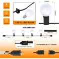 thumbnail image 2 of Guirnalda de luces para exteriores GOOTHY G40, 7,6 m, 27 LED esmerilados, resistentes al agua, 120 V, 2 of 7