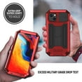 thumbnail image 7 of Allytech Compatible with iPhone 14 Plus 2022 (6.7 inch), Military Grade Full-Body Rugged with Kickstand and Built-in Screen Protector Slide Camera Protective Case for iPhone 14 Plus 5G, Red, 7 of 7