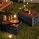 thumbnail image 4 of Caja de Almacenamiento Plegable para Camping, Organizador de Camping, Caja de Almacenamiento para Maletero de Coche, Caja de Almacenamiento para Ropa con Tapa de Madera, Capacidad de 20 Litros., 4 of 7