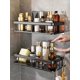 thumbnail image 2 of 1pc Bathroom & Kitchen Aluminum Alloy Storage Rack, Towel Holder, Shampoo Cosmetic Organizer, Shower Head Shelf, Sink Drain Rack, 2 of 5