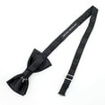 thumbnail image 2 of Scott Allan Adjustable Pre-Tied Bow Tie for Men and Boys With Hanky | Elegant Tuxedo Bow Tie Set | Black Bow Ties & Pocket Square Set, 2 of 8
