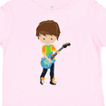 thumbnail image 4 of Inktastic Rock Boy, Brown Hair, Guitar Player, Band, Music Boys Toddler T-Shirt, 4 of 5