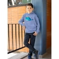 thumbnail image 2 of Whale With A Crown Hoodie Juniors -Image by Shutterstock,  x-Large, 2 of 4