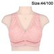 thumbnail image 2 of Sujetador deportivo con cremallera frontal para mujer Sujetador de encaje sin aros Sujetador tipo camiseta de cobertura completa - Rosa, 2 of 5