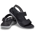 thumbnail image 2 of Sandalias crocs LiteRide 360 ​​para Mujer NegroGris claro 6, 2 of 2
