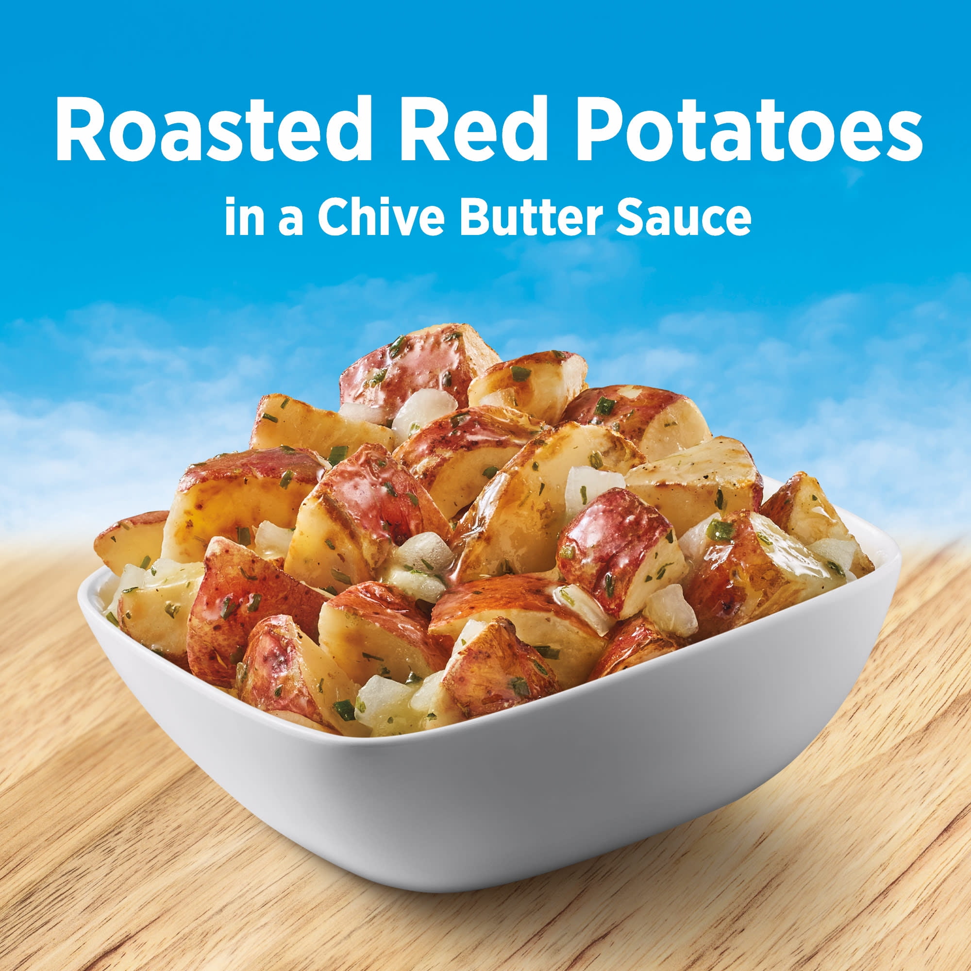 Birds Eye Steamfresh Frozen Roasted Red Potatoes with Chive Butter Sauce, 10.8 oz.