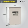 thumbnail image 4 of Champion Power Equipment 14Kw Home Standby Generator System With 100 Amp Axis Automatic Transfer Switch, 4 of 9