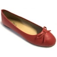 thumbnail image 3 of Shoes8teen Womens Ballerina Ballet Flats Shoes 8500 Red 10, 3 of 8