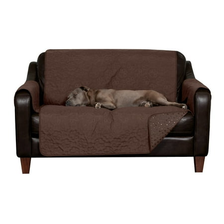 UPC: 0842229129175 | FurHaven Pet Products | Non-Skid Furniture Protector for Sofas & Chairs – Loveseat Dark Brown