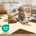 thumbnail image 4 of ODIKA 5'x7' Washable Area Rug Inspired Spotted Patchwork Bold Block Motif Border Cow Abstract Refined for Small Living Room, Bedroom, Easy Care, Non-Shedding, Pet Friendly, 4 of 7