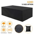 thumbnail image 2 of Upgraded Outdoor Patio Table Cover Heavy Duty 420DWaterproof Dustproof Protector, 2 of 12