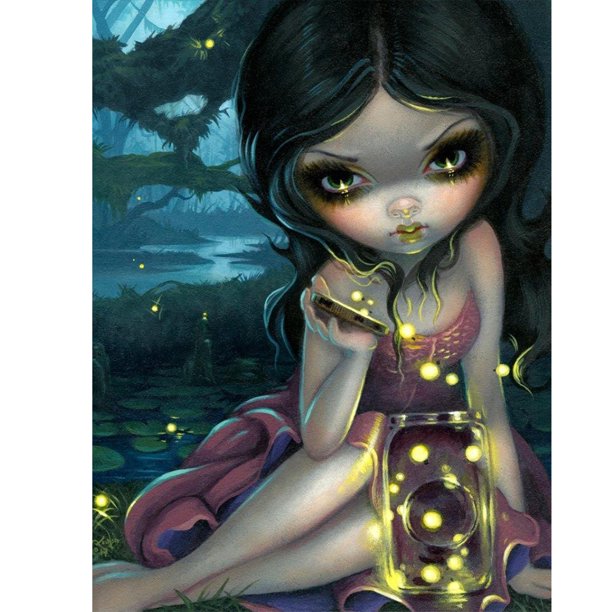 Cuadros Decorativos Chica de dibujos animados taladro redondo completo mosaico arte imagen de diamantes de imitación Kit regalo hecho a mano JShteea Nuevos Originales