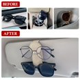 thumbnail image 3 of Soporte Magnético de Cuero para Gafas de Sol en Visera de Auto KIWEN 2 Unidades, 3 of 7