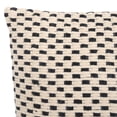 thumbnail image 3 of SAFAVIEH Millie 12" x 20" Modern Cream/Black Geometric Cotton Decorative Pillow, 3 of 6