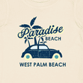 thumbnail image 4 of Inktastic Paradise Beach in West Palm Beach with Palm Trees and Car Boys or Girls Baby T-Shirt, 4 of 5