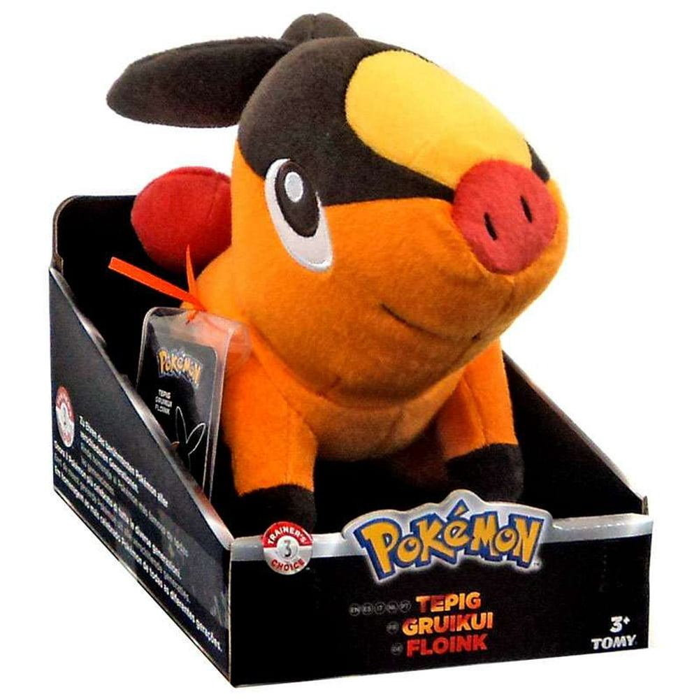 Pokemon TOMY Tepig Trainer's Choice Plush - Walmart.com - Walmart.com