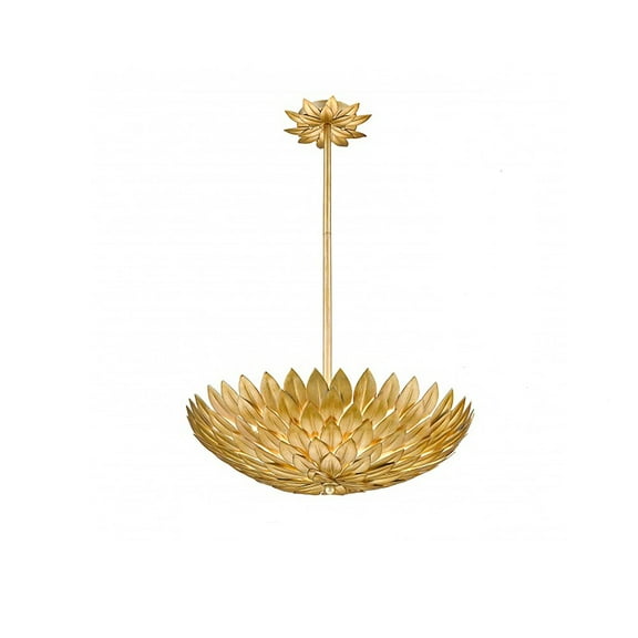 Bethel International Chandelier in Gold Color