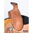 thumbnail image 6 of 15 In Western Horse Saddle American Leather Ranch Roping Cowboy Hilason, 6 of 8