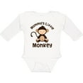 thumbnail image 3 of Inktastic Mommys Little Monkey Baby Boy Boys Long Sleeve Baby Bodysuit, 3 of 5