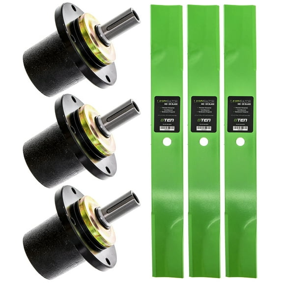 8TEN Spindle High Lift Blade Kit for Wright Mfg Stander ZK2 61-49S MK1002064