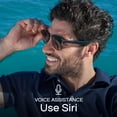 thumbnail image 5 of Nautica Corsair Bluetooth Smart Glasses for Men & Women - Wireless Eyewear with Open Ear Speakers, Microphone & Polarized UV400 Lenses - Black Gradient (Wide), 5 of 5