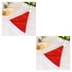 thumbnail image 4 of Matsuzay Gorro de Navidad no tejido, portátil, reutilizable, lavable, gorro de Papá Noel decorativo con temática de Navidad, disfraz para adulto Adulto 2piezas Matsuzay CBP009431, 4 of 5