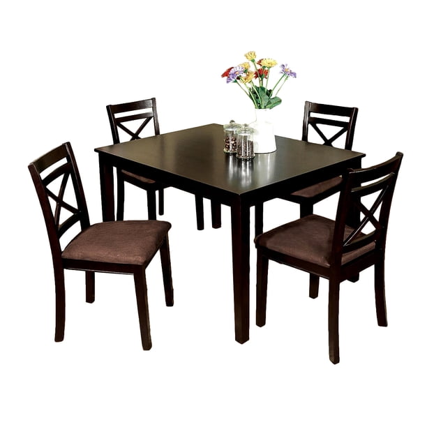 Worldwide 5Piece Weston I Dining Set, Espresso