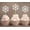Glitter Silver, variant on Darling Souvenir, Christmas Celebration Snowflake Cupcake Toppers, Winter Wedding Dessert Decorations - Pack Of 20