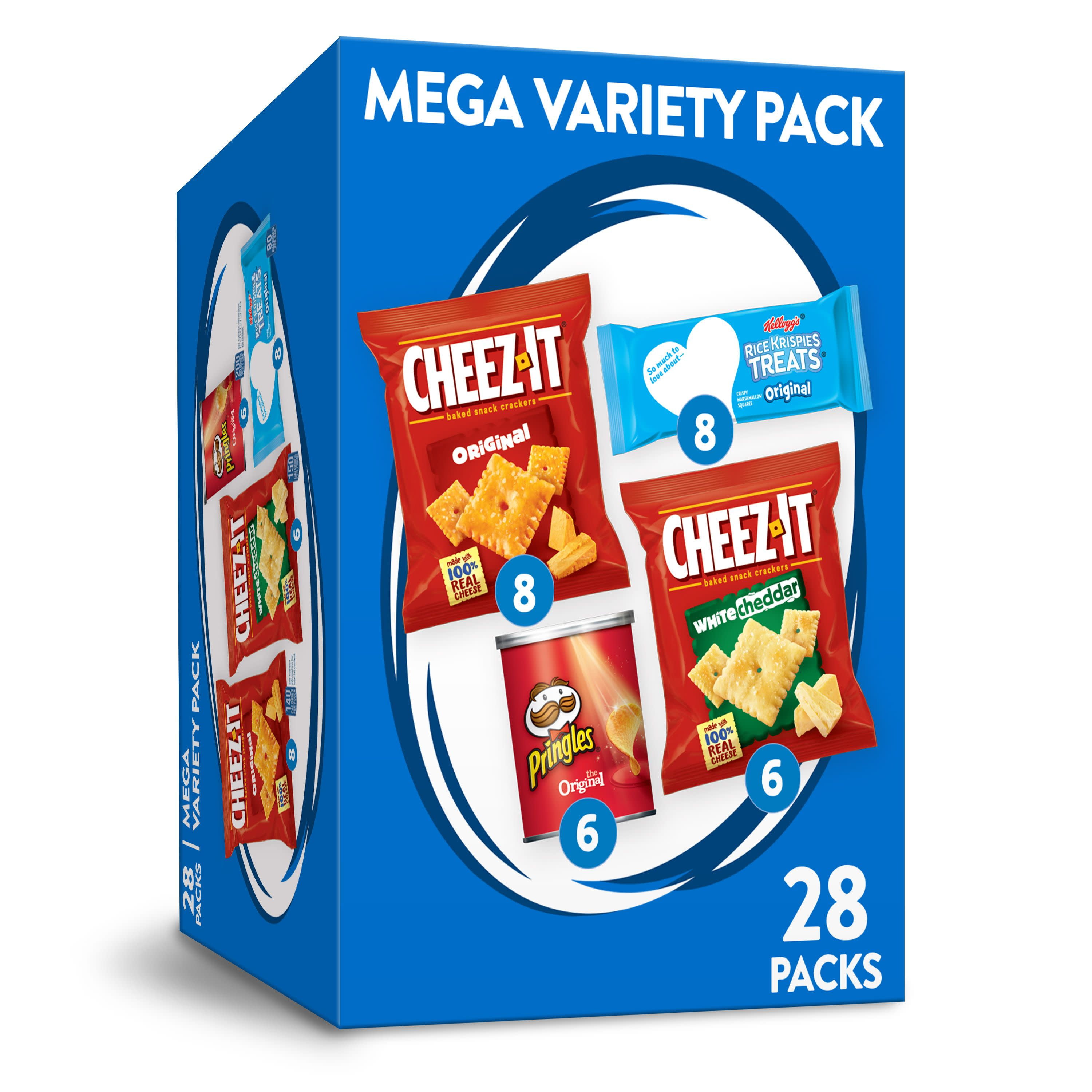Kellogg's Mega Variety Pack, Snacks, 28 Ct, 28.1 Oz