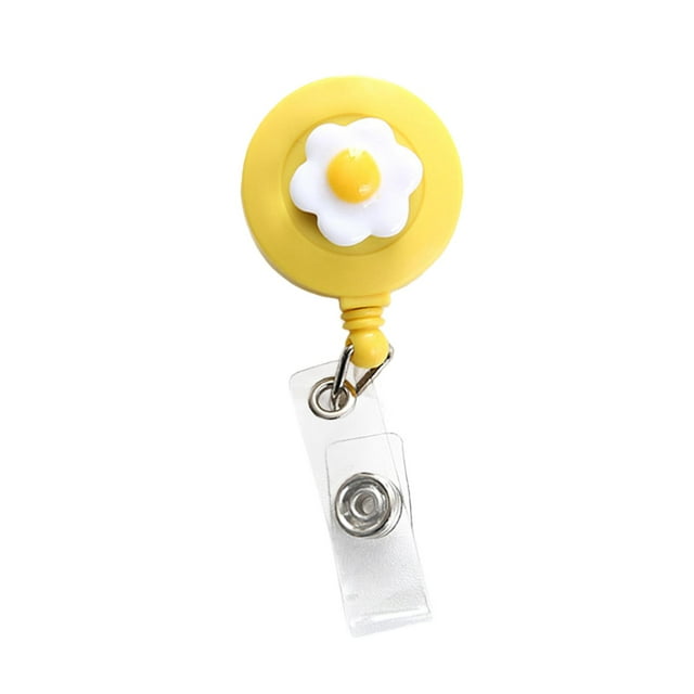 lionlar Mignon Enrouleur de Badge Clip d'Identité Support Rétractable pour Pharmacie Hôpital Infirmières C