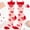 Red, variant on iHPH7 Valentines Day Socks Crew Socks for Women Valentines Day Gifts Cute Socks for Women Stockings for Women Comfortable Socks for Women Gym Socks Women Hot Pink One Size