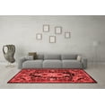 thumbnail image 3 of Ahgly Company Indoor Square Medallion Red French Area Rugs, 7' Square, 3 of 4
