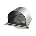 thumbnail image 1 of Easy Install Exhaust Vent With Stainless Steel Mesh Screen, Weatherproof Air Ventilation System For Indoor Outdoor Use, Durable Material Barb Design Anti-Corrosion Wide, 1 of 5