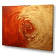 thumbnail image 2 of Designart "Vermillion Spiral In Gold And Red Sunset" Abstract Spirals Wall Decor, 2 of 7