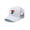 White, variant on LGBT Pride Baseball Cap for Men Women, Embroidered Rainbow Heart, Adjustable Gay Lesbian Love Trucker Hat