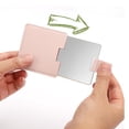 thumbnail image 3 of Hand-held small mirror beauty mirror stainless steel makeup mirror, 3 of 5