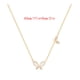 thumbnail image 3 of Y collar de ópalo para mujer, cadena clavicular con forma de animal chapada en oro y plata, estilo escarchado, 3 of 8